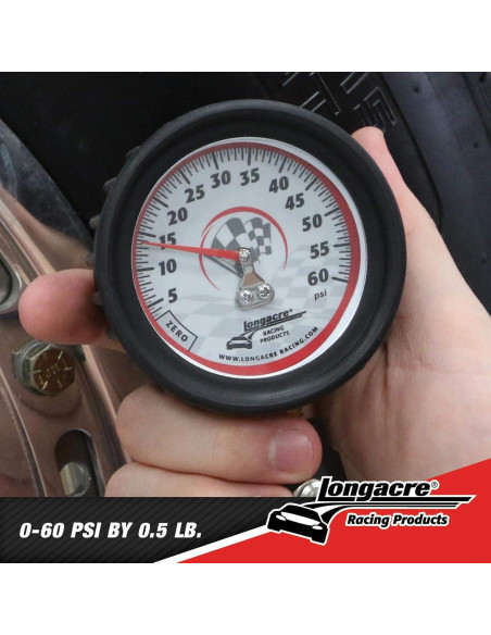 Medidor de Presión de Neumáticos Longacre 52-52003 0-60 PSI