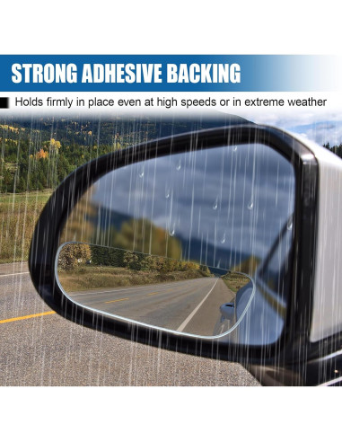 Espejo Convexo de Punto Ciego UHANBUT 9.34x3.33cm Ajustable