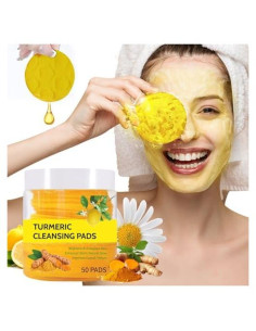 Discos Limpiadores Exfoliantes Silvercell de Cúrcuma - 50 Pcs