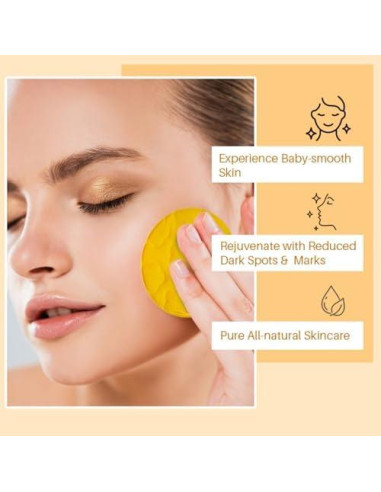 Discos Limpiadores Exfoliantes Silvercell de Cúrcuma - 50 Pcs