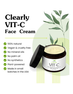Crema Hidratante de Vitamina C Clearly VIT-C 121.9 g 2