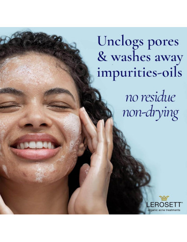 LEROSETT Limpiador Facial Gel Aloe 190.5g - Vegano Spa