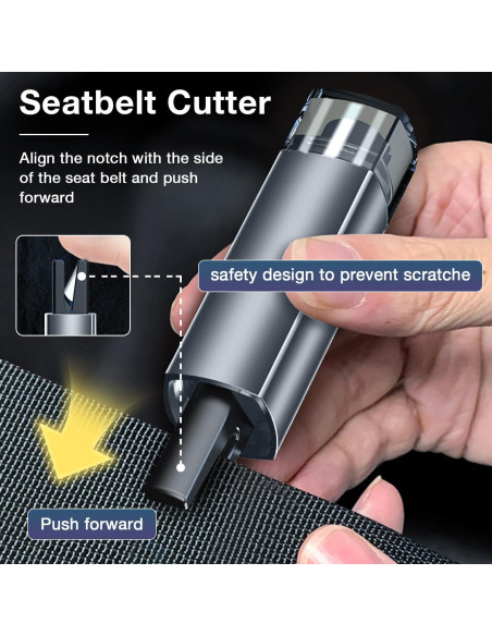 Cortador de Cinturón y Rompedor de Ventanas MOTORBUDDY 2-en-1