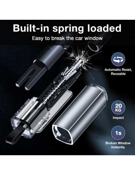 Cortador de Cinturón y Rompedor de Ventanas MOTORBUDDY 2-en-1