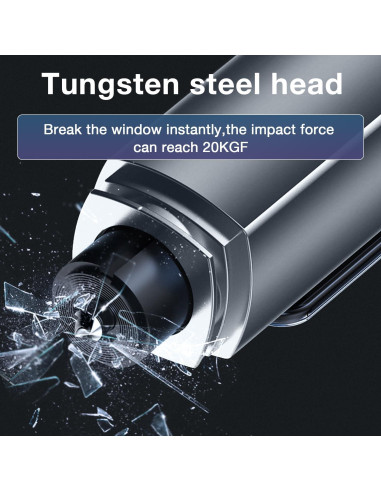 Cortador de Cinturón y Rompedor de Ventanas MOTORBUDDY 2-en-1