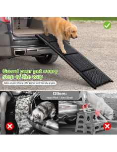 Rampa Plegable para Perros FAHKNS 160 cm Antideslizante 113 kg 2