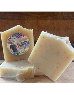 Jabón Vegano de Pachulí con Semillas de Amapola 113g 2