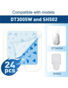 24 Tarjetas Pegajosas Cleanuper para Insectos Voladores 2