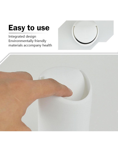 Basurero de Auto Ferianl Blanco Compacto de Silicona 0.5L