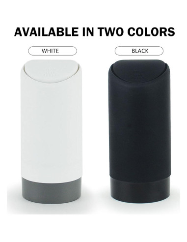 Basurero de Auto Ferianl Blanco Compacto de Silicona 0.5L