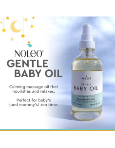 Aceite Suave para Bebés NOLEO 113.4 g - Orgánico y Sin Fragancia 2