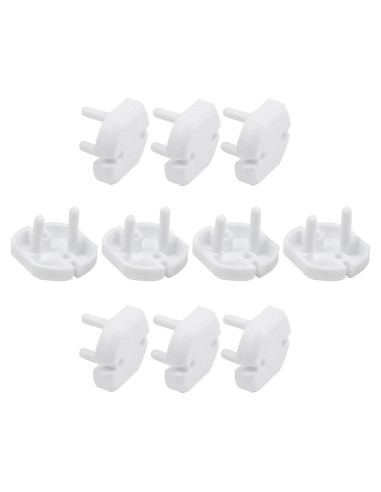 Cubiertas de Enchufes Fielect 30 Pcs Blancas 2-Huecos