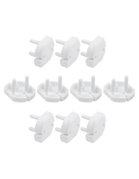 Cubiertas de Enchufes Fielect 30 Pcs Blancas 2-Huecos