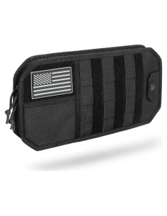 Organizador de Visera Solar Kucaguc 1000D para Coche Negro