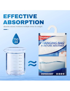 Deshumidificadores Portátiles Vacplus 10 Piezas 400 ml 2