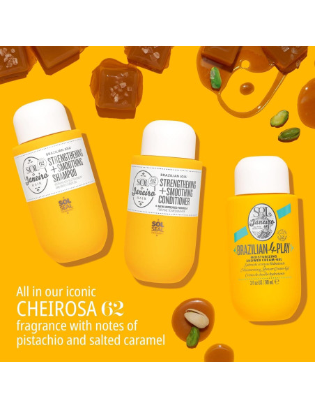 Set de Ducha Mini Sol de Janeiro Gel + Champú y Acondicionador