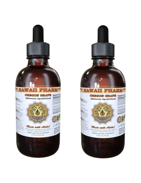 Extracto Líquido de Oregón Hawaii Pharm 2x60 ml Suplemento Herbal