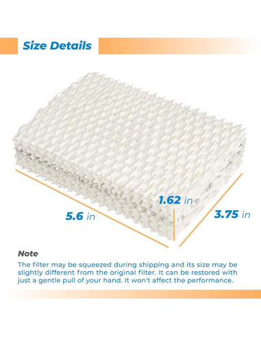 Filtro de Reemplazo para Humidificador ANTOBLE WF813 - 2 Paquete