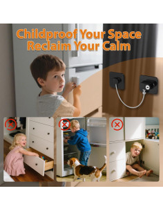 Cerradura de Refrigerador HalfofLife 4PCS Seguridad Infantil 2