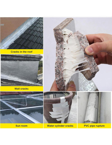 Cinta Butílica Selladora 4.88m x 5.08cm TVlifams