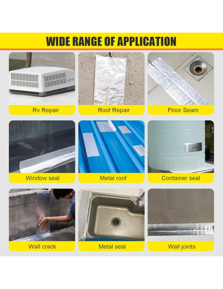 Cinta Butílica Selladora 4.88m x 5.08cm TVlifams