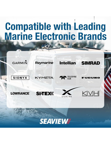 Abrazadera de Cable SEAVIEW Acero Inoxidable 13.5mm IPX6/IPX7