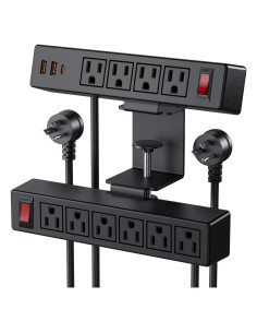 Toma de Corriente con Abrazadera VILONG 10 Salidas AC 3 USB