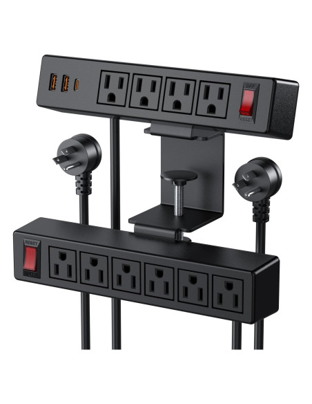 Toma de Corriente con Abrazadera VILONG 10 Salidas AC 3 USB