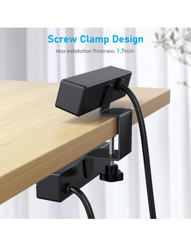 Toma de Corriente con Abrazadera VILONG 10 Salidas AC 3 USB