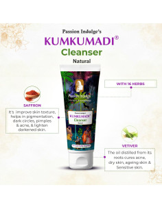Limpiador Facial Kumkumadi Passion Indulge 100ml - Con Azafrán y 16 Hierbas 2
