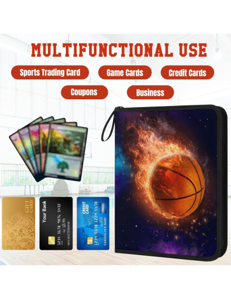 Carpeta de Tarjetas de Baloncesto HUXINO 900 Bolsillos