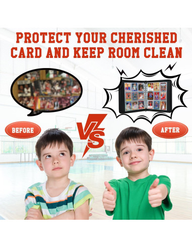 Carpeta de Tarjetas de Baloncesto HUXINO 900 Bolsillos