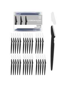 Afeitadora de Dermaplanado MoHern 30 Piezas Negra Multifuncional