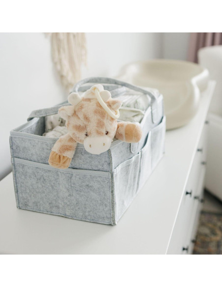 Caddy de Pañales Putska Grande Gris - Organizador Portátil