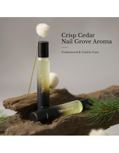 Aceite para Cutículas NOVAL 10ml Roll-On Aroma Cedro