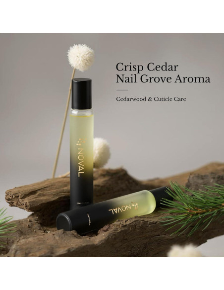 Aceite para Cutículas NOVAL 10ml Roll-On Aroma Cedro