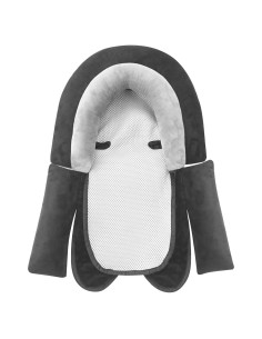 Soporte para Cabeza de Bebé PandaEar 3 en 1 Lavable Negro y Gris