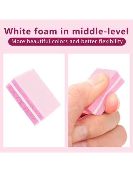 Bloques de Pulido de Uñas LNAUJS, 12 Piezas Doble Grano