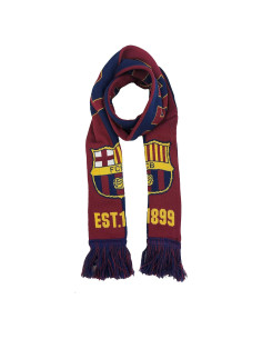 Bufanda reversible FC Barcelona 147 cm acrílico oficial