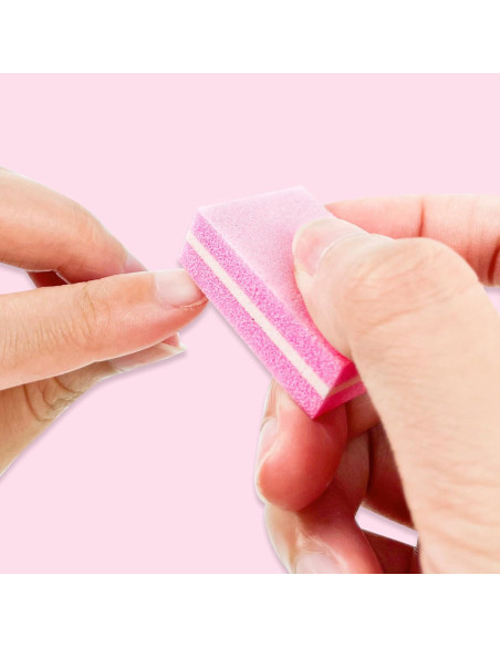 Bloques de Pulido de Uñas LNAUJS, 12 Piezas Doble Grano