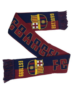 Bufanda reversible FC Barcelona 147 cm acrílico oficial 2