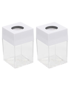 Cubos de Almacenamiento Transparentes Jojofuny 2 Pcs Color Macaron