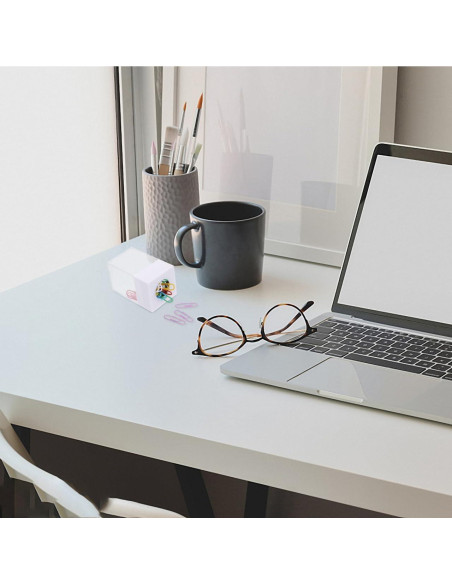 Cubos de Almacenamiento Transparentes Jojofuny 2 Pcs Color Macaron