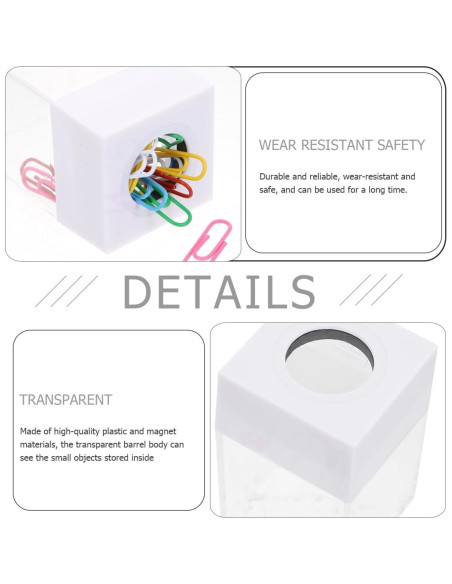 Cubos de Almacenamiento Transparentes Jojofuny 2 Pcs Color Macaron