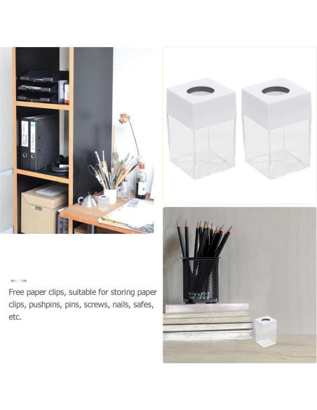 Cubos de Almacenamiento Transparentes Jojofuny 2 Pcs Color Macaron