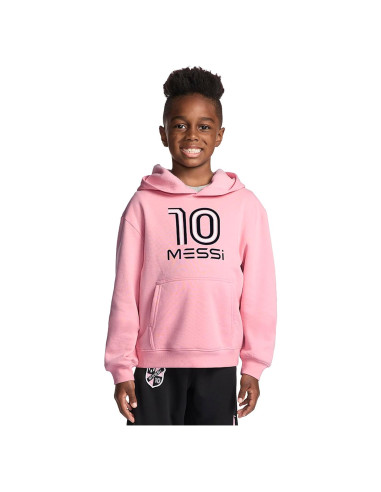 Sudadera con Capucha para Niños Messi Rosa 6 Años
