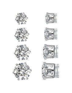 Pendientes Magnéticos YCL&TXL Acero Inoxidable Hipoalergénicos 5-8mm