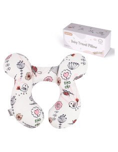 Almohada de Viaje para Bebés KAKIBLIN Hipopótamo Soporte Cuello