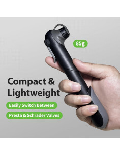 Bomba de Bicicleta Pqzxrwnk 120 PSI Portátil con Aguja 2