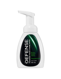 Jabón Espumoso Líquido Defense para Cara y Manos 221.8 ml Menta